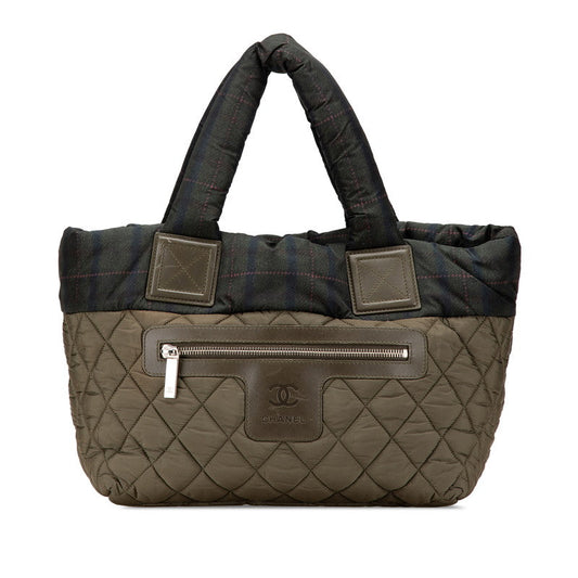Chanel Coco Cocoon Nylon Leather Tote Bag