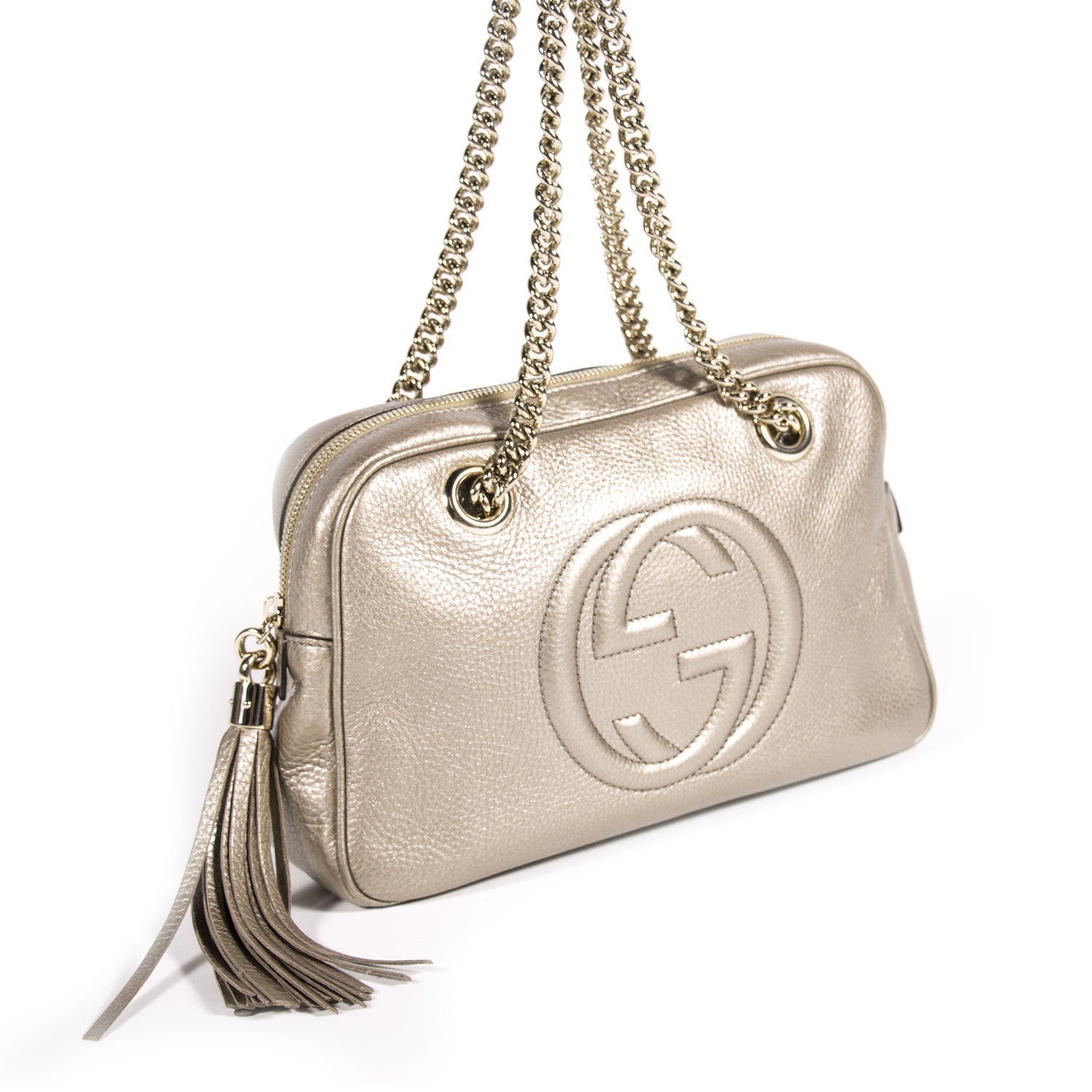 Gucci Soho Leather Chain Shoulder Bag Style 6