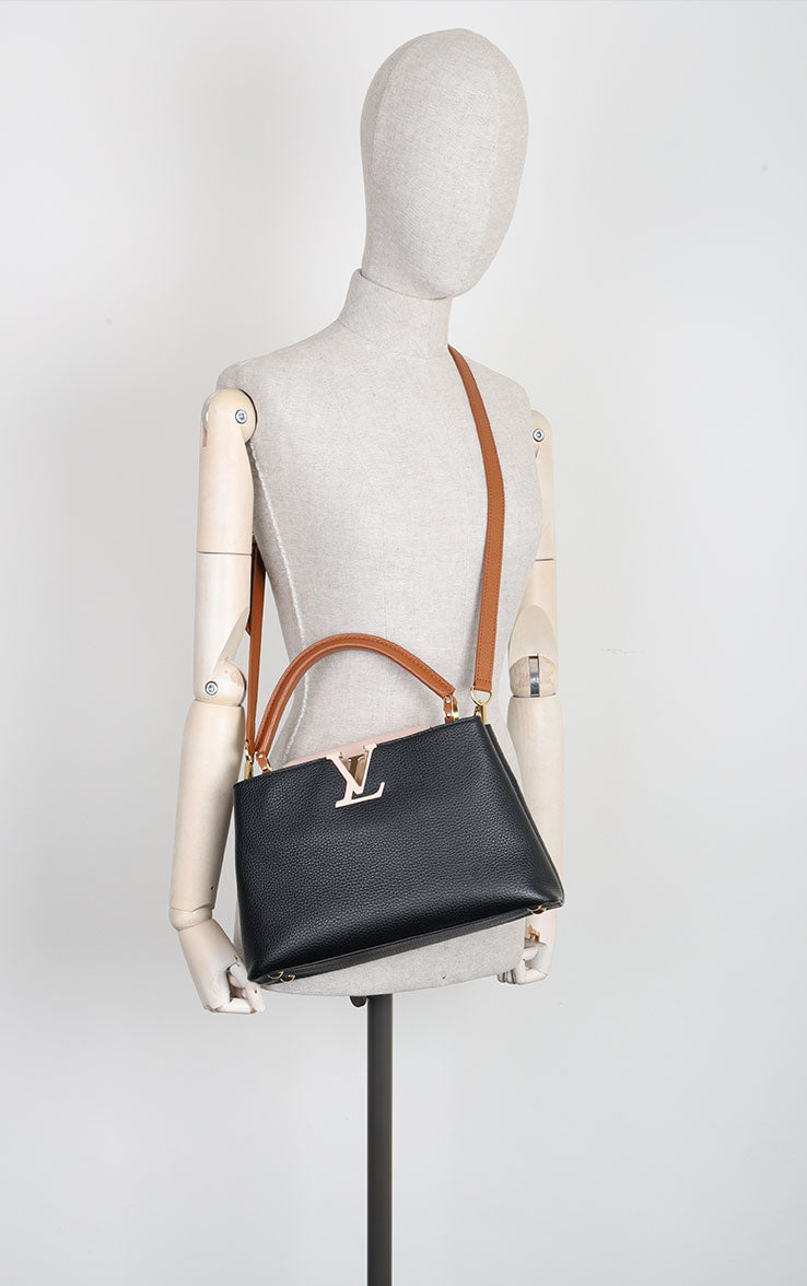 LOUIS VUITTON Capucines PM Tricolor Handbag