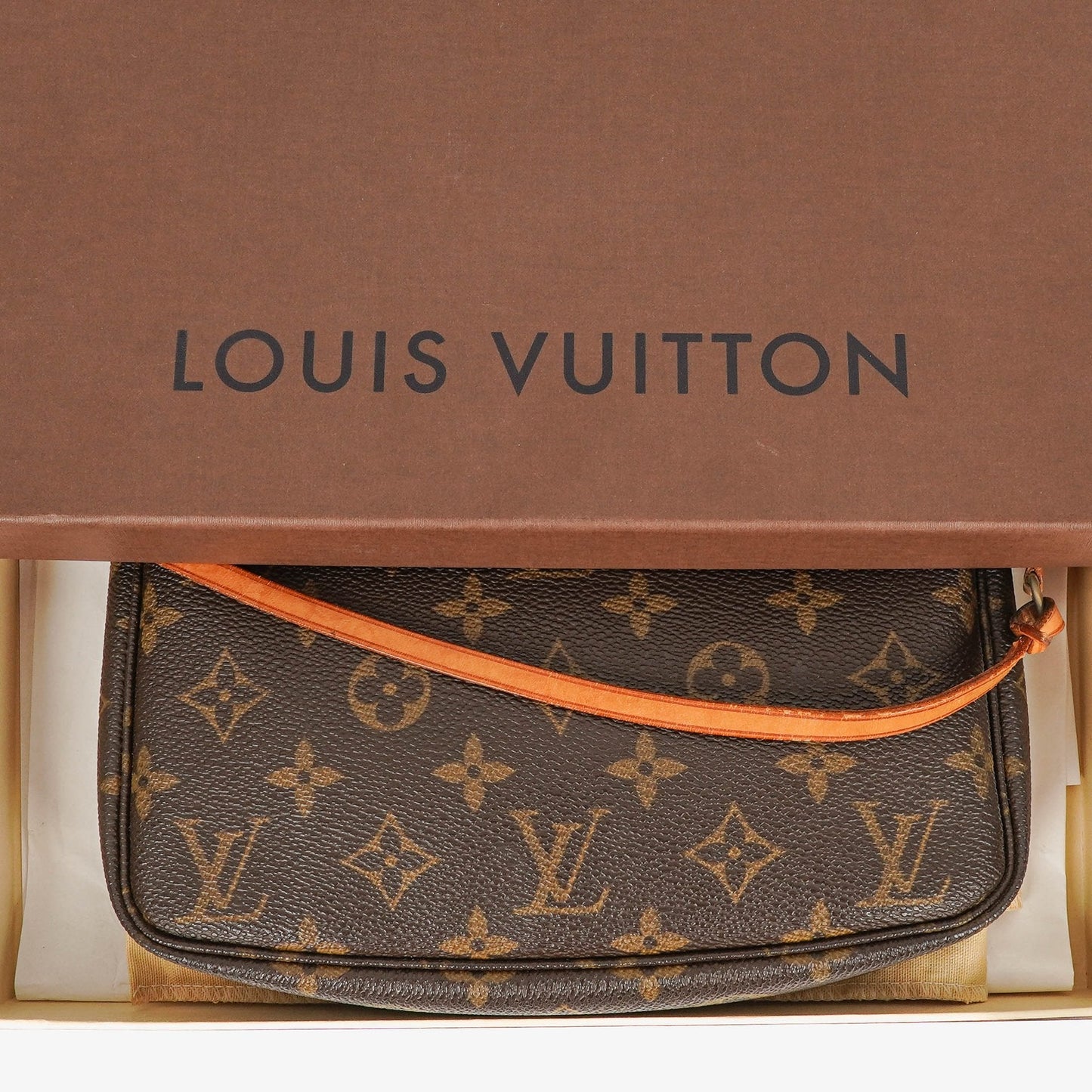 Pochette Accessoires Louis Vuitton Monogram Canvas Clutch Bag