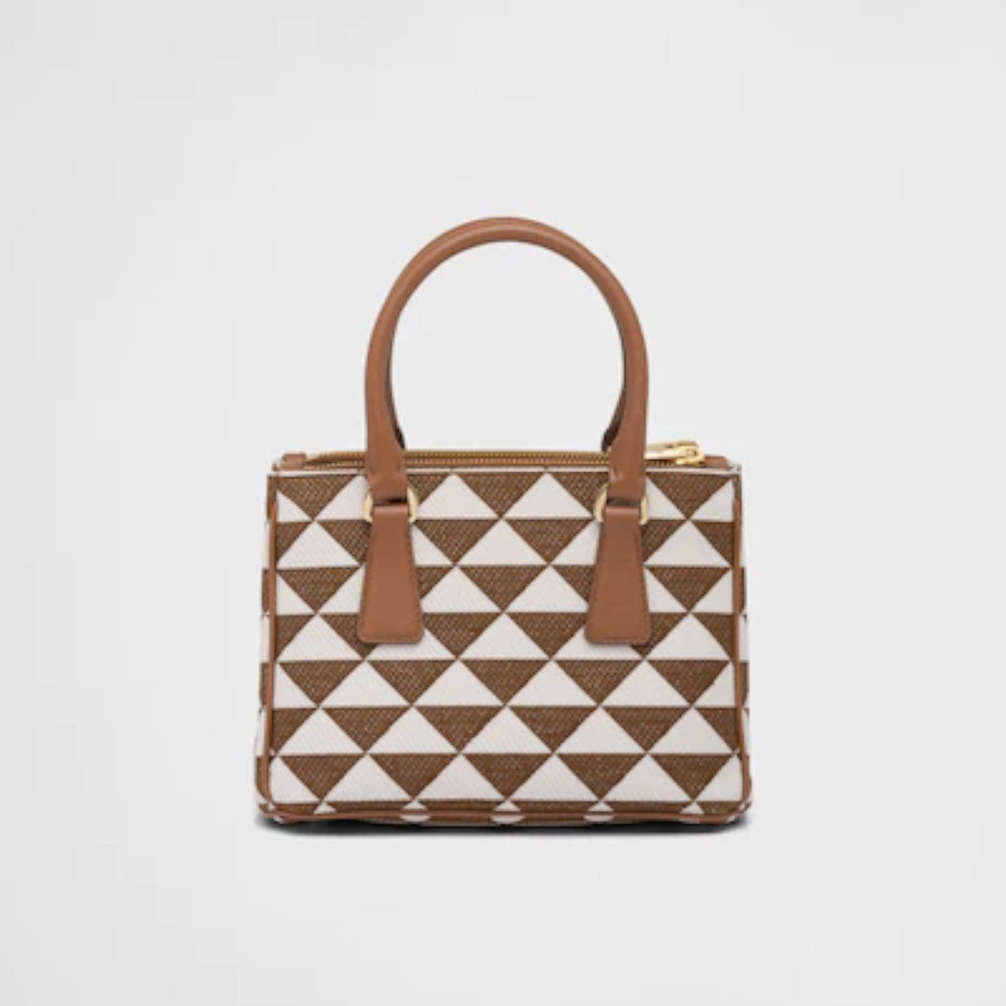 Prada Symbole embroidered fabric mini bag