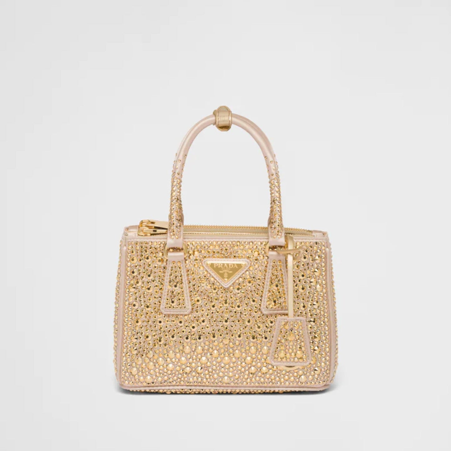 Prada Galleria satin mini-bag with crystals