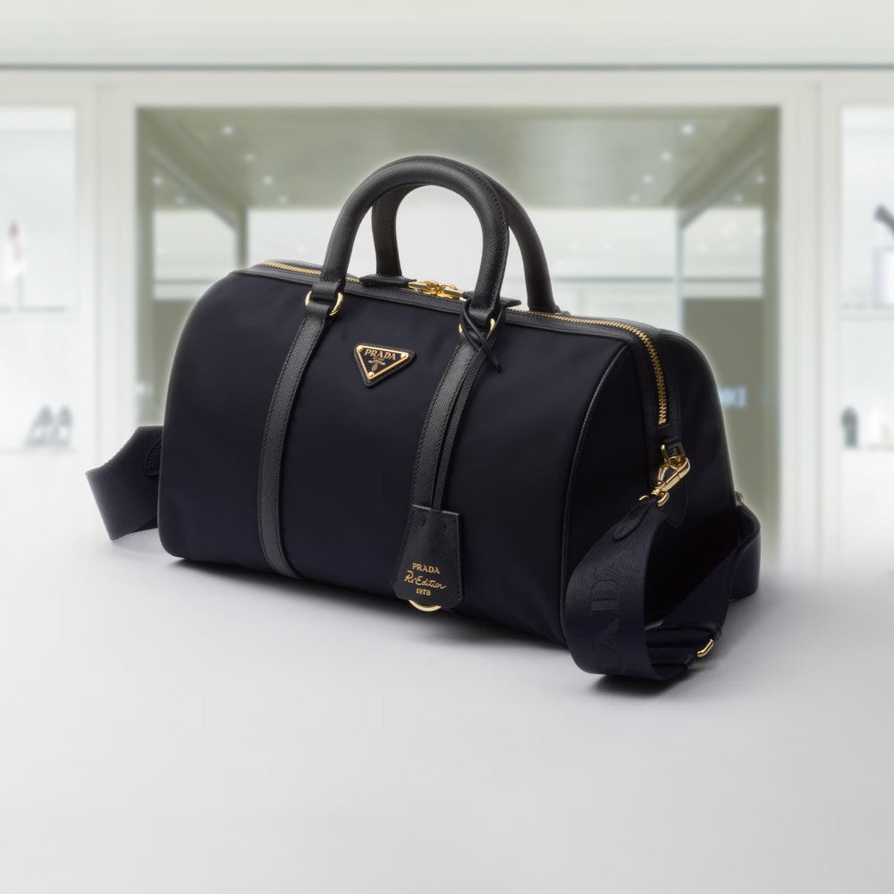 Prada Re-Edition 1978 medium Re-Nylon and Saffiano leather top-handle bag