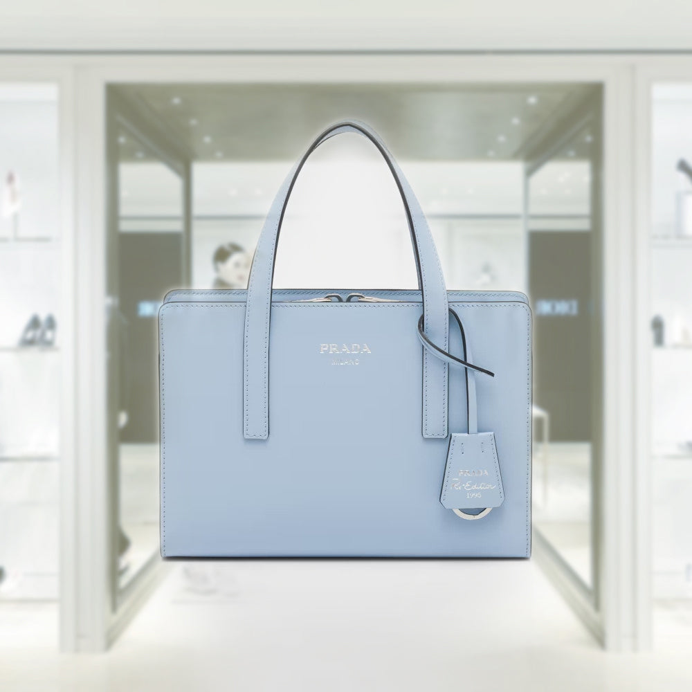 Prada Re-Edition 1995 brushed-leather mini handbag
