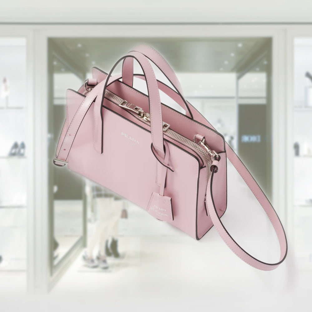 Prada Re-Edition 1995 brushed-leather mini handbag