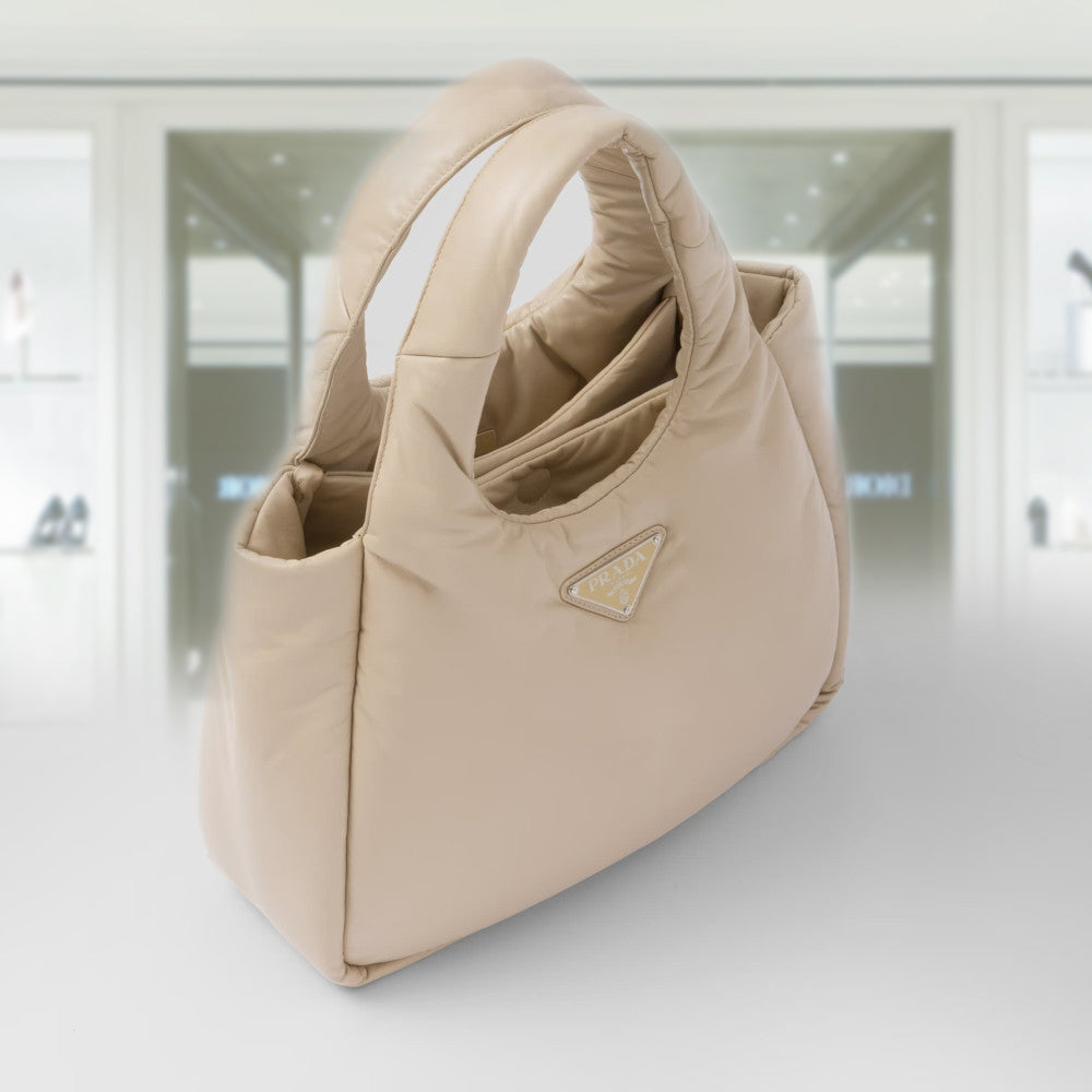 Medium padded Prada Soft nappa leather bag