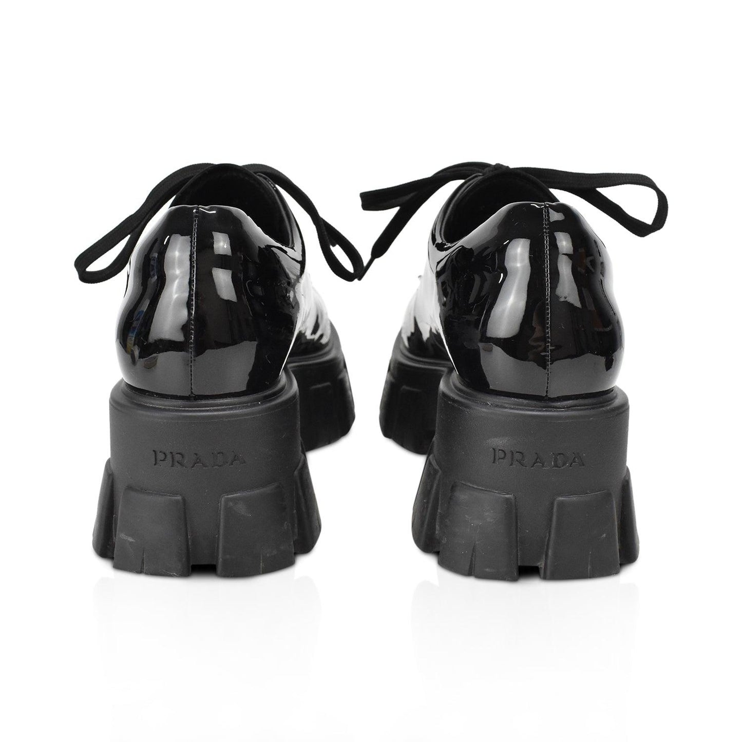 Prada 'Monolith' Derby Shoes - Women's 35