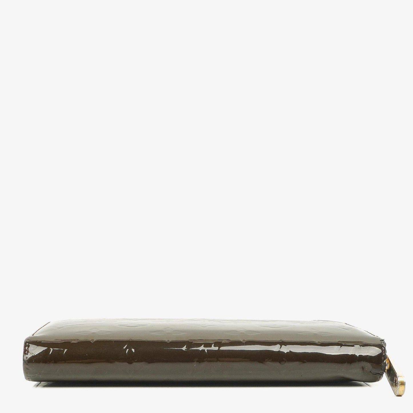 Louis Vuitton Vernis Olive Green Zippy Wallet