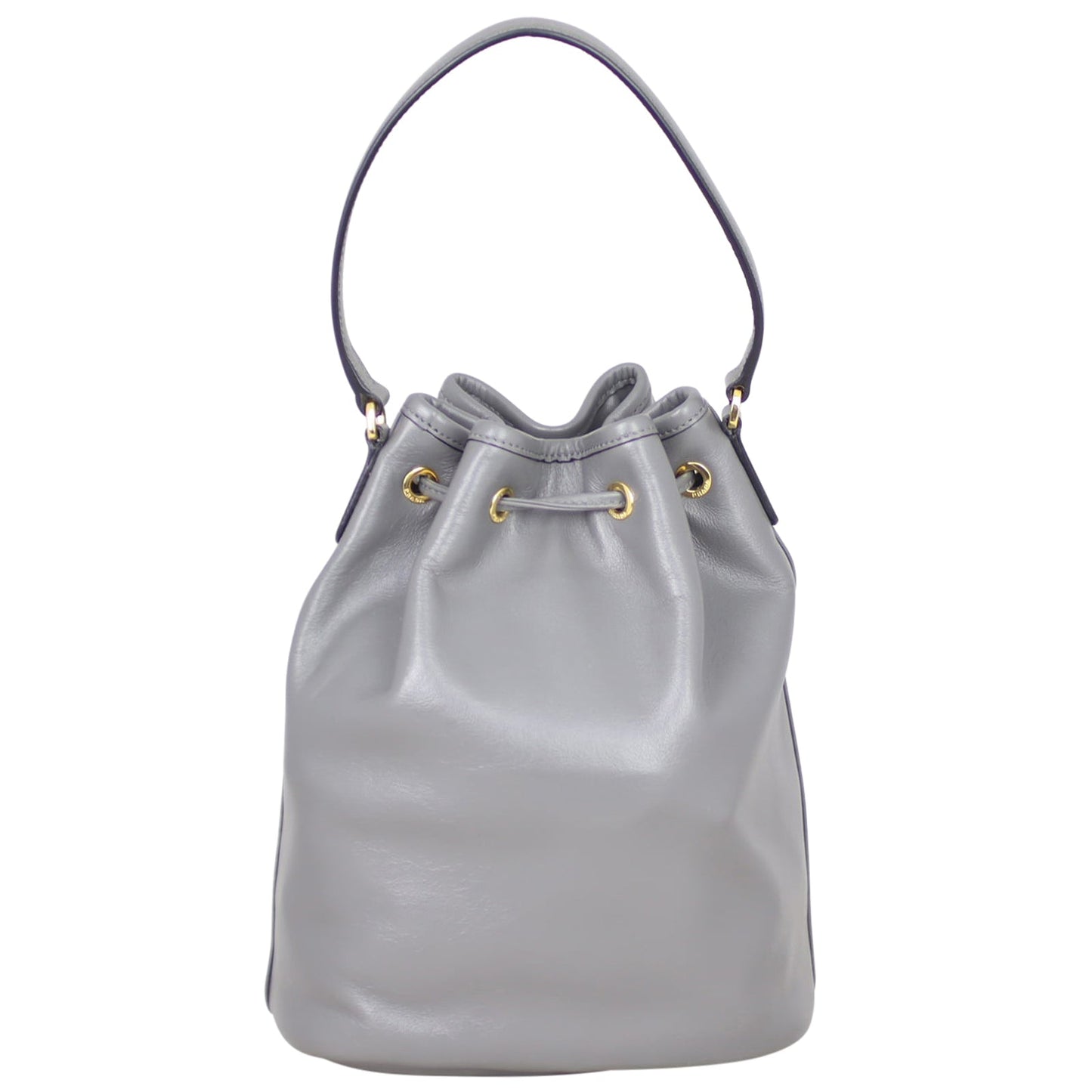 Prada Duet Leather Bucket Bag