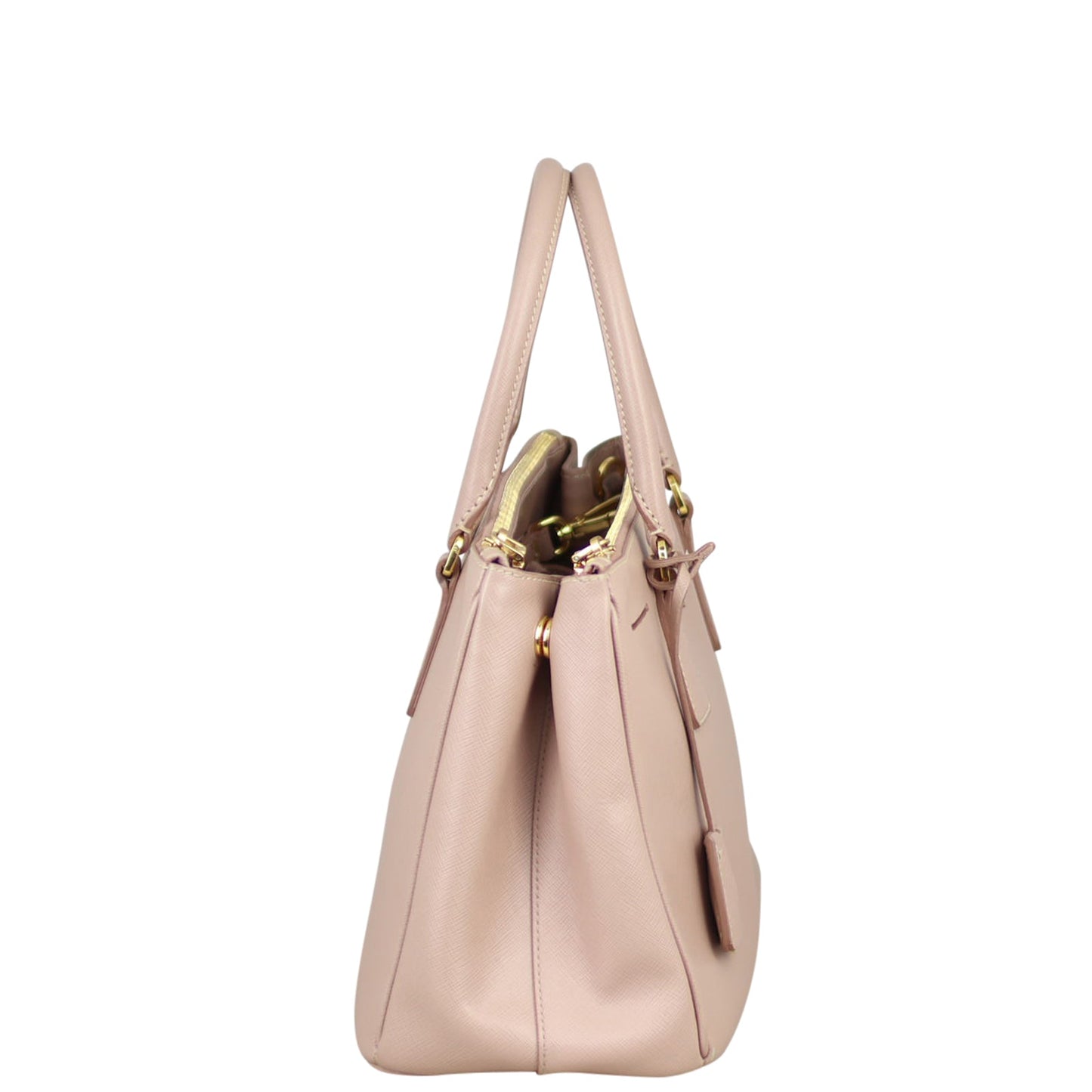 Prada Saffiano Lux Galleria Double Zip Tote Small