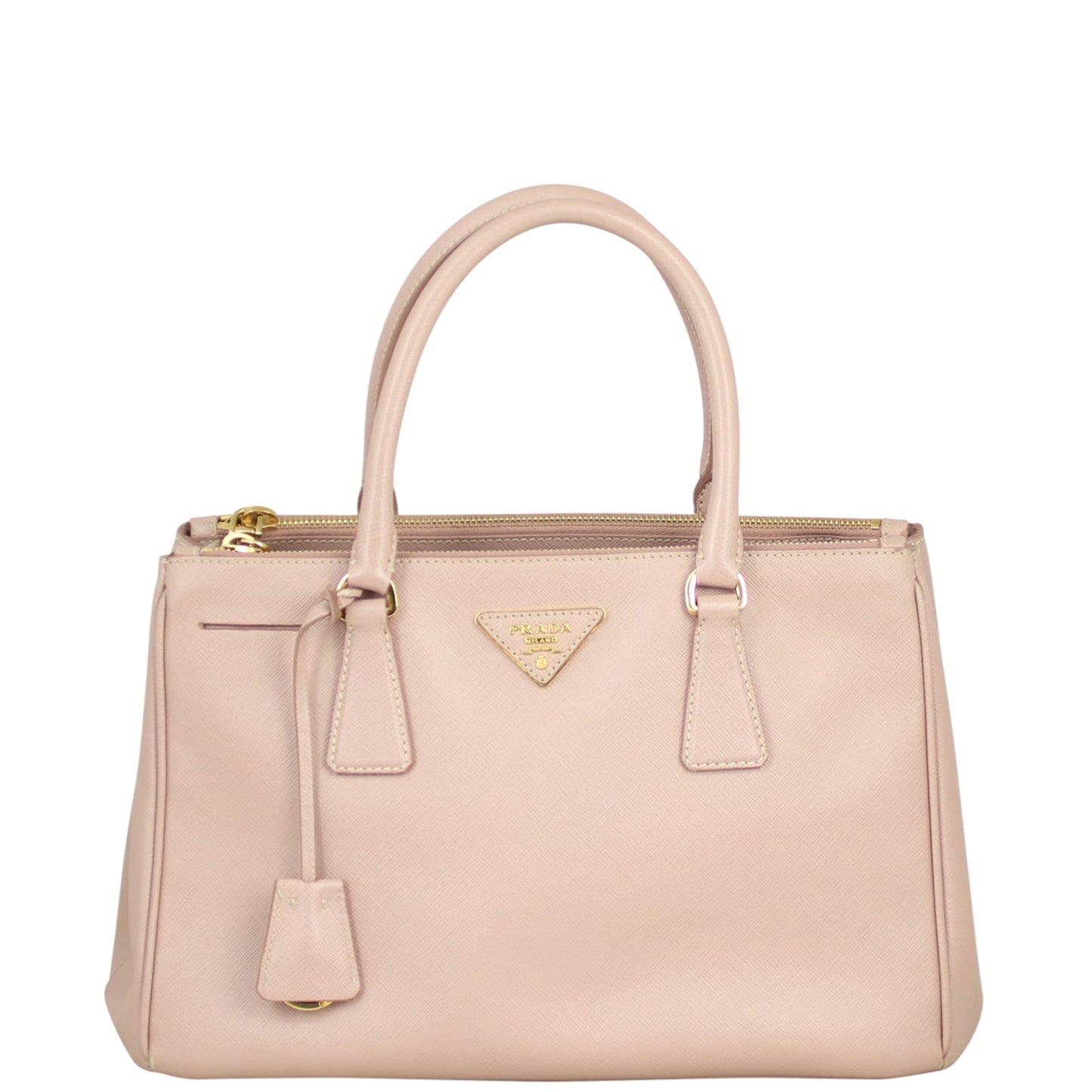 Prada Saffiano Lux Galleria Double Zip Tote Small