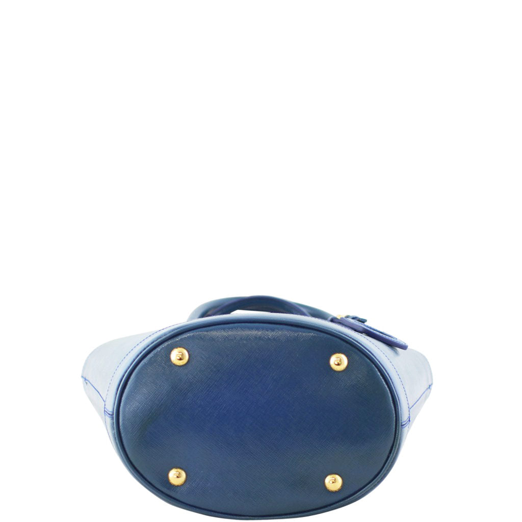 Prada Saffiano Vernice Secchiello Bucket Bag