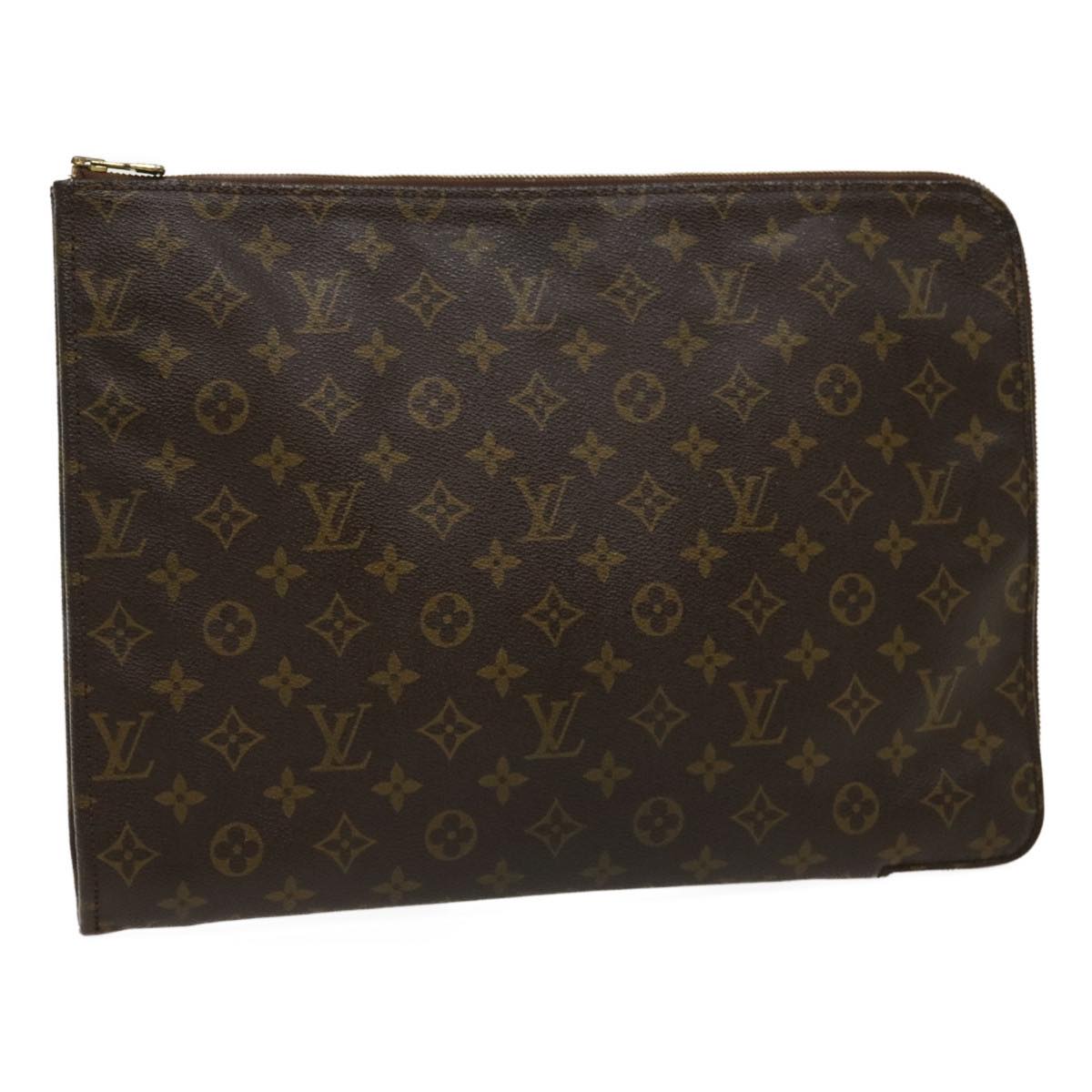 LOUIS VUITTON Monogram Poche Document Briefcase M53400 LV pt2379