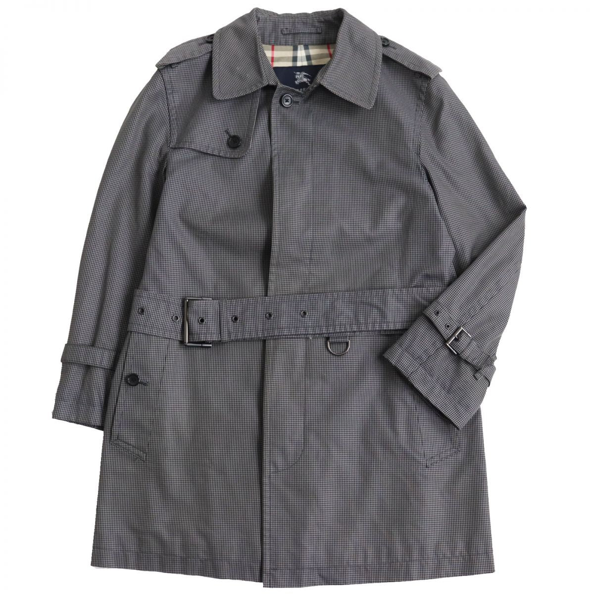 BURBERRY trench coat Main: 100% cotton, Lining: cotton, Lining: polyester Gray type mens M