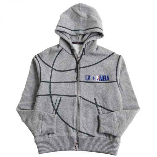 LOUIS VUITTON Hoodie Outer fabric: 37% cashmere, 37% wool, 26% cotton gray mens XS