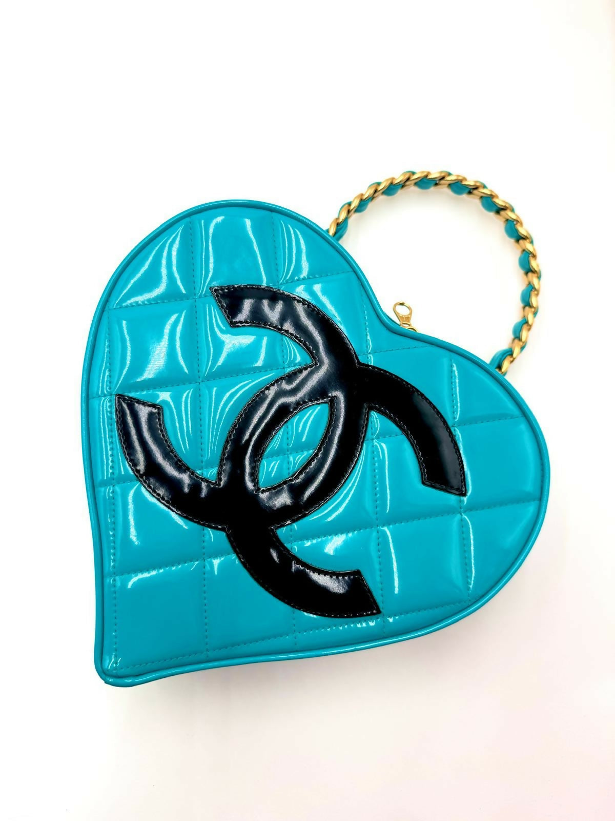 Chanel 1995 Barbie Heart Vanity Bag