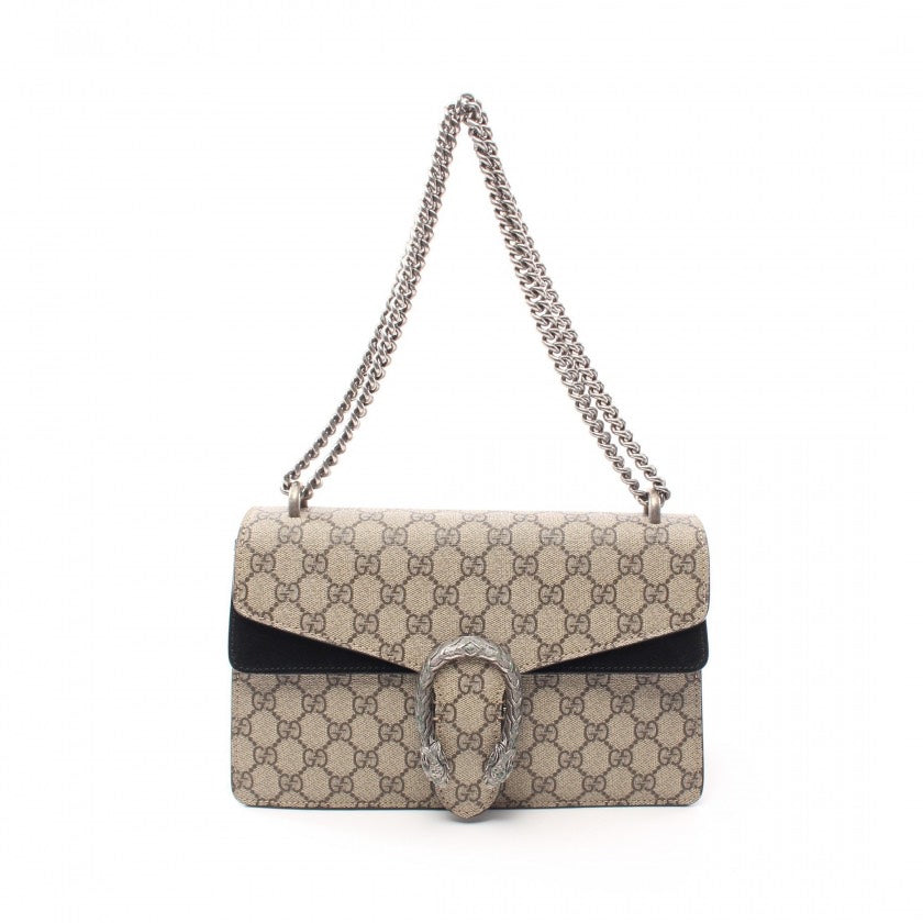 Gucci Chain Canvas Shoulder Bag