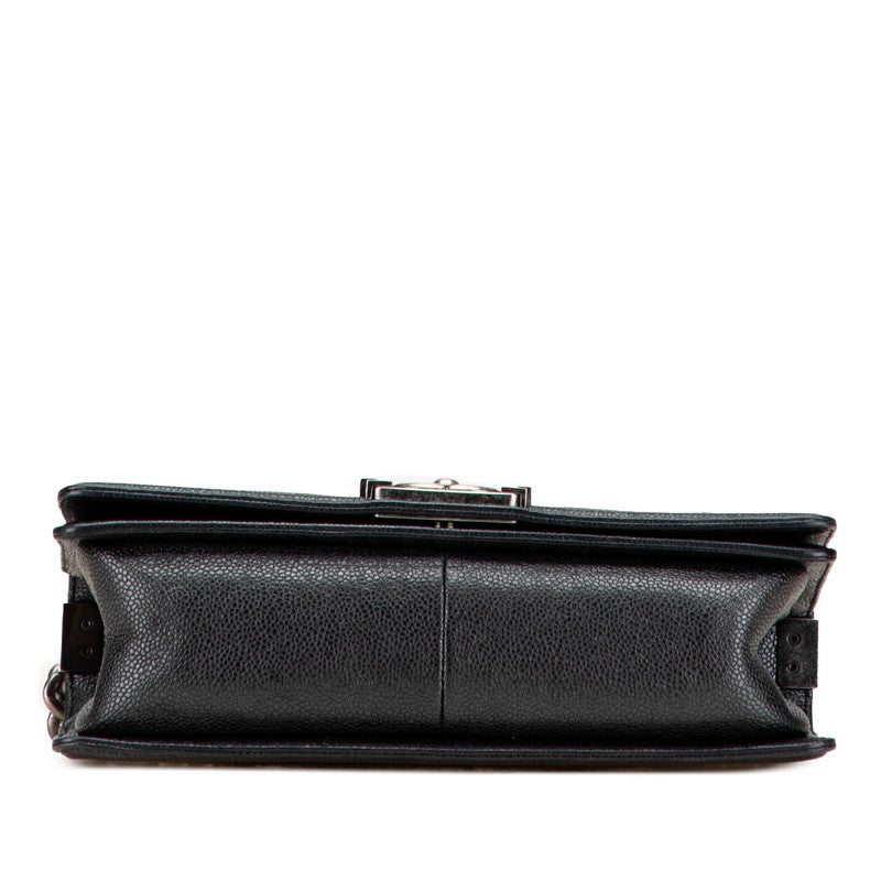 Chanel Boy Chanel 25 Wool Caviar Skin Chain Shoulder Bag