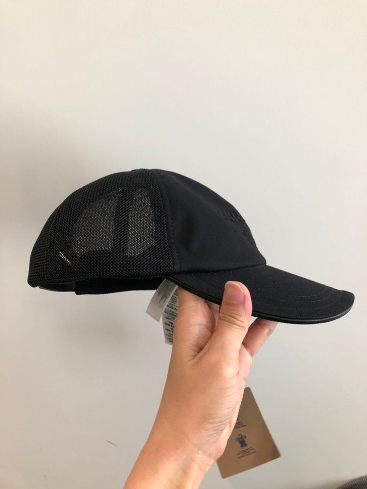 Luxury Burberry MH Horseferry Black Baseball Cap