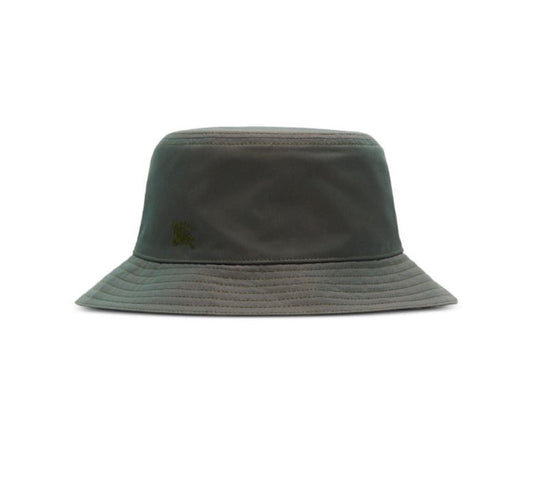 Luxury Burberry Check Reversible Bucket Antique Green Hat