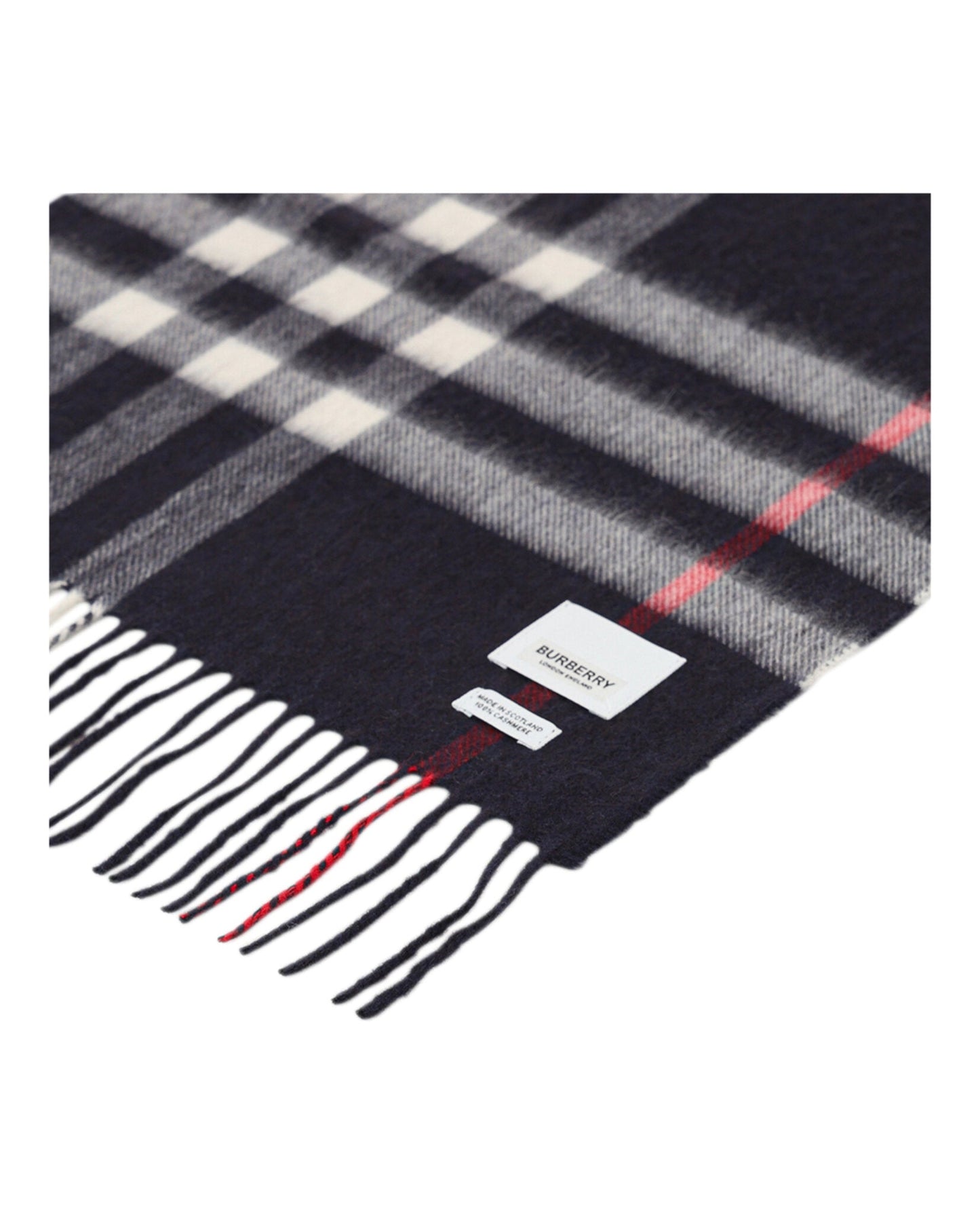 Luxury Burberry Check Cashmere Scarf Womens 8015542