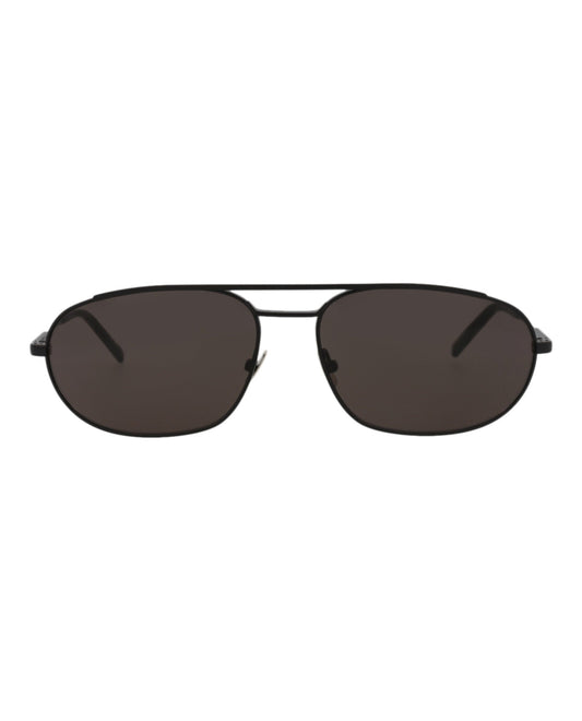 Saint Laurent Round-Frame Metal Sunglasses Mens SL561-30013779-001