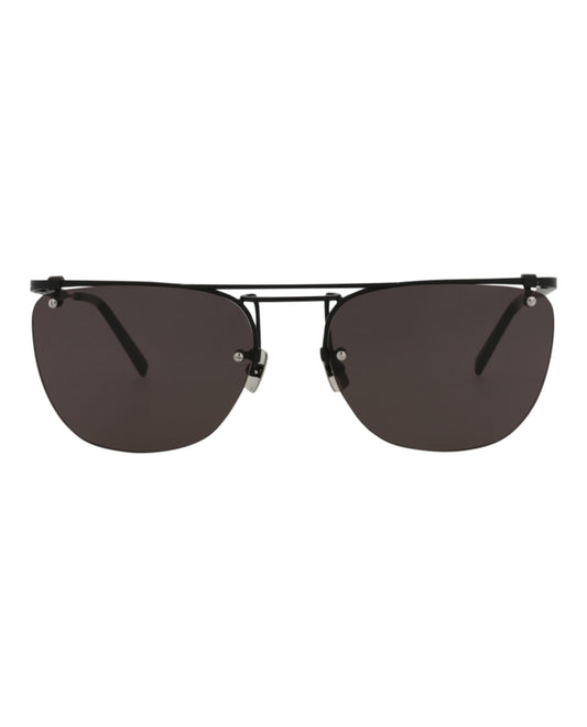 Saint Laurent Aviator-Frame Metal Sunglasses Mens SL600-30014318-001