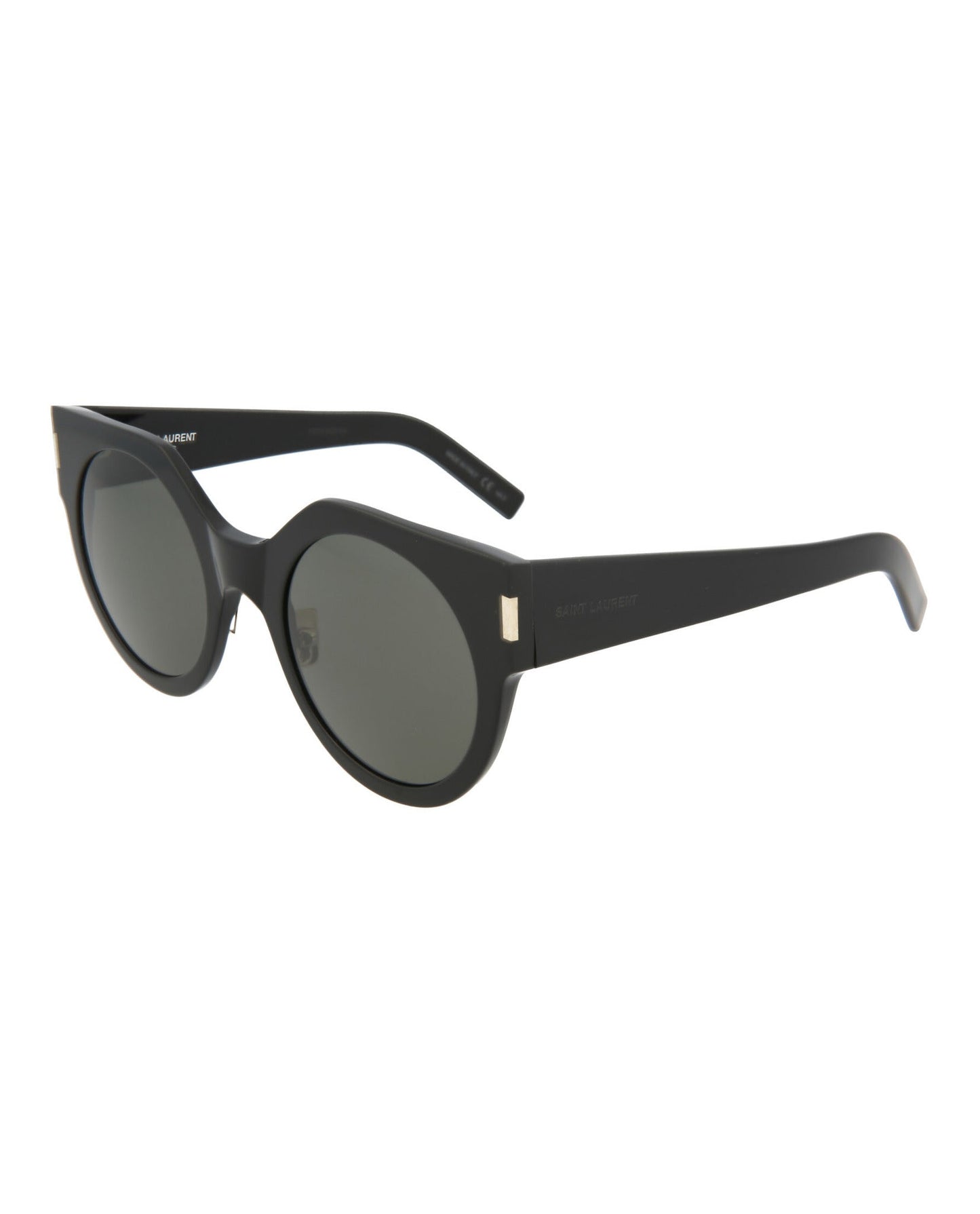 Saint Laurent Round-Frame Acetate Sunglasses Womens SL185SLIM-30001892-001