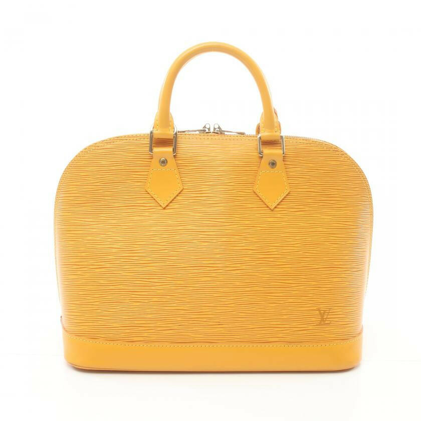 Louis Vuitton Alma Epi Tassil Yellow Leather HandBag