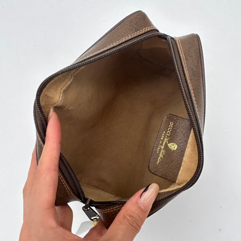 Gucci Monogram Leather Mini Shoulder Bag