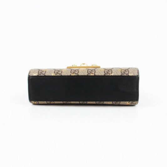 Gucci Monogram Leather Mini Shoulder Bag