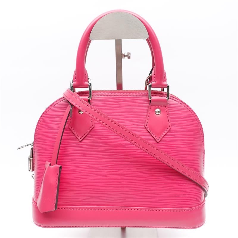 Louis Vuitton Alma BB Rose Pink EPI Leather Shoulder Bag