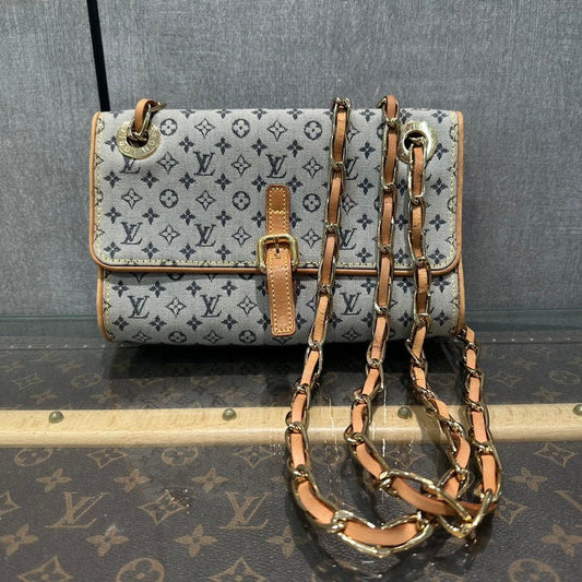 Louis Vuitton Monogram Blue Crossbody Bag 23x17x6cm