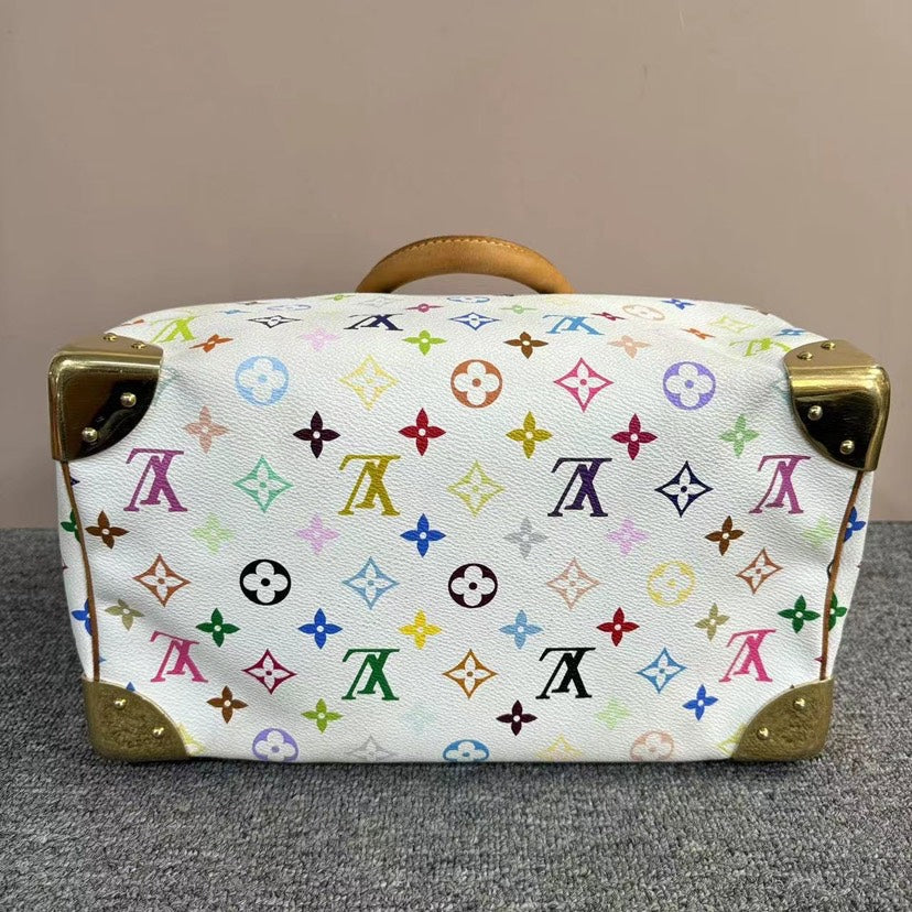 Louis Vuitton Multicolor White Monogram Canvas Bag