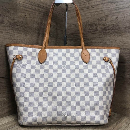 Louis Vuitton Neverfull MM Damier Azur Tote Bag