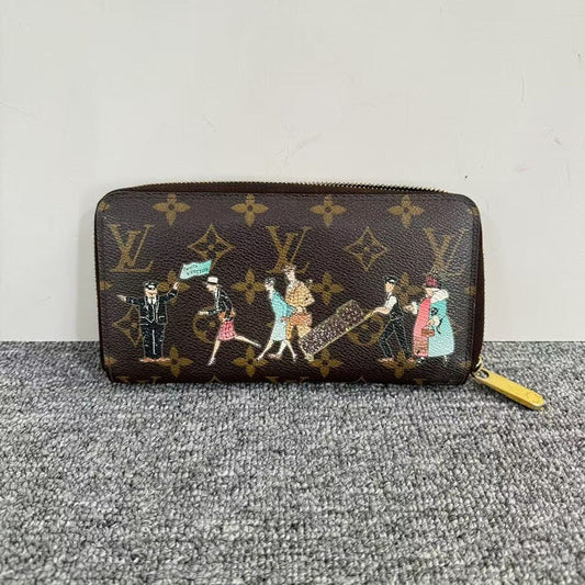Louis Vuitton Monogram Illustration Brown Clutch