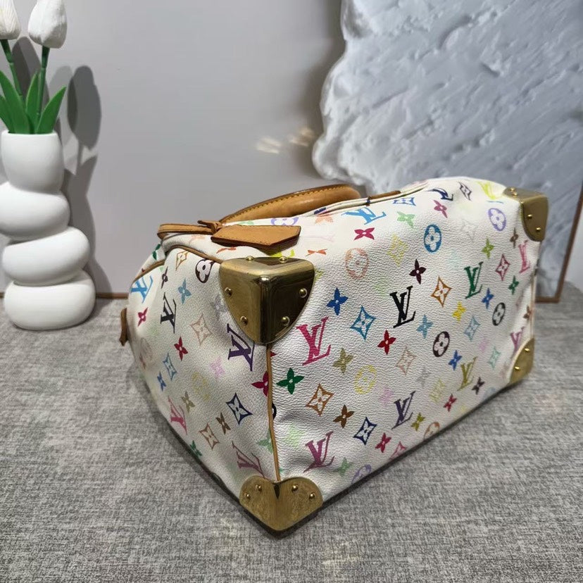 Louis Vuitton Multicolor White Bag