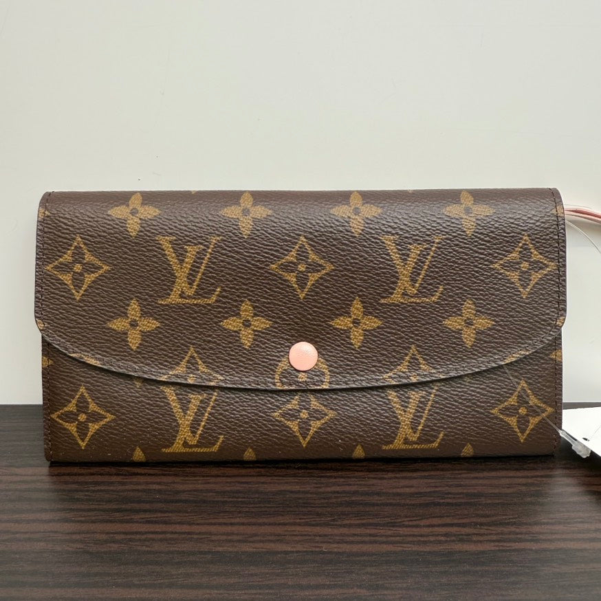 Louis Vuitton Monogram Long Wallet B0011 in Brown Leather