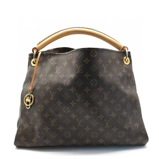 LV Louis Vuitton Monogram Artsy Tote Bag Brown zz6619