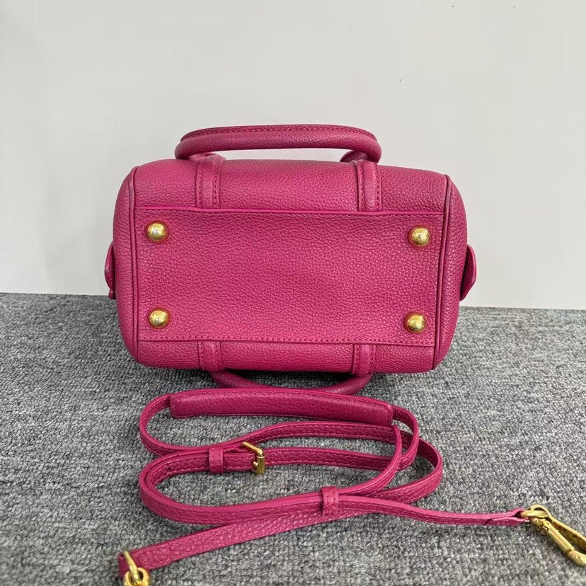 Luxury Burberry Orchard Bag Pink Leather Shoulder Bag