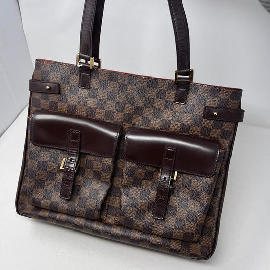 Louis Vuitton Damier Ebene Canvas Tote Bag AF638