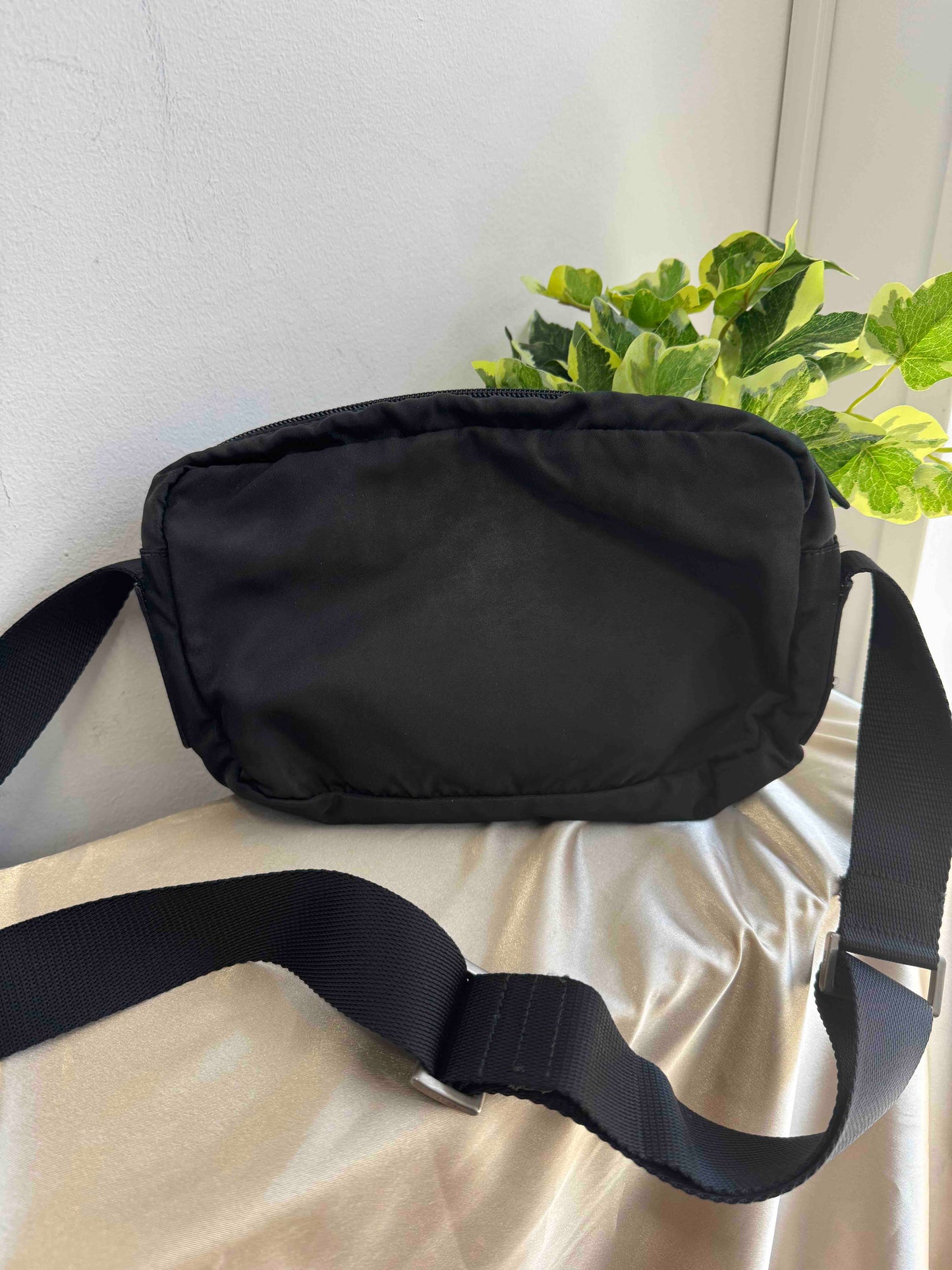 Prada Nylon Crossbody Bag in Black - Elegant and Functional Crossbody for Everyday