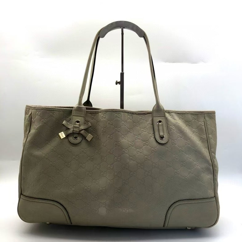 Gucci   GG Imprime Tote Bag Beige