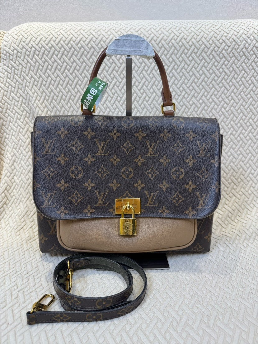 Louis Vuitton Monogram Canvas Crossbody Bag - Brown, Crossbody,   Designer Handbag