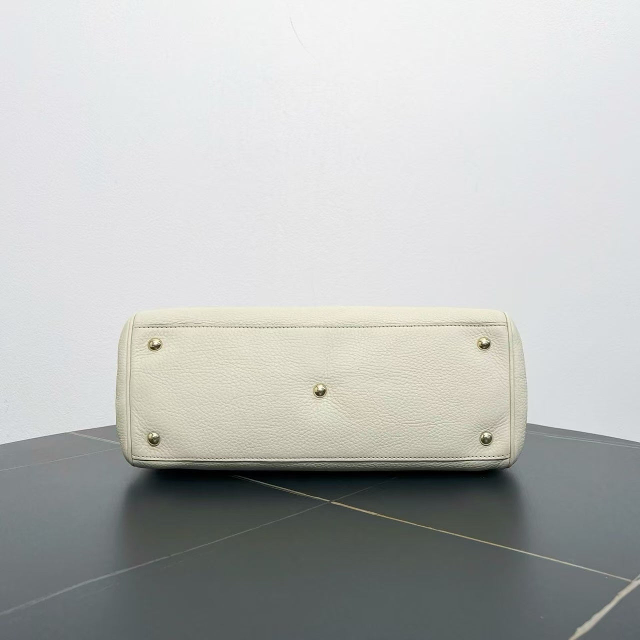 Gucci   Bamboo Two-Way Bag Off-White Top Handle