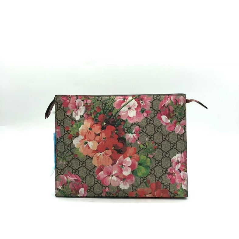 Gucci   Flora Clutch Beige Brown Clutch