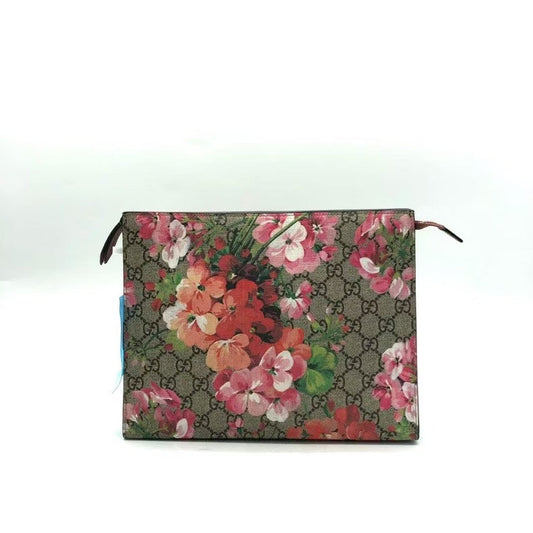 Gucci   Flora Clutch Beige Brown Clutch