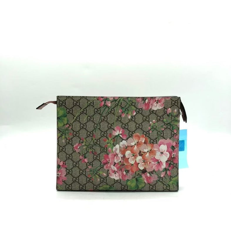 Gucci   Flora Clutch Beige Brown Clutch