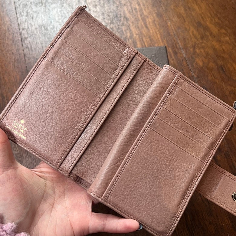 Gucci   Leather Wallet AF676 Beige Wallet