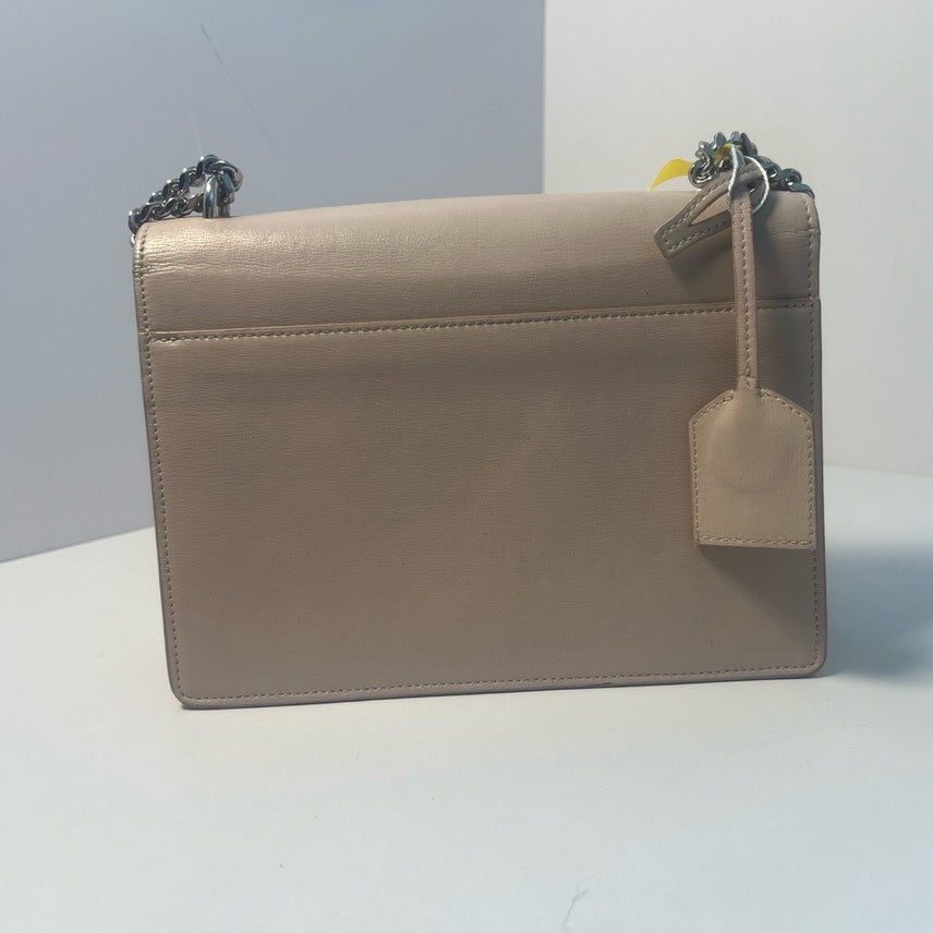 Saint Laurent YSL Sunset Beige Leather Crossbody Bag